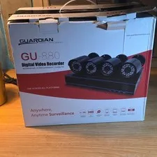 Guardian GU-880 4CH 3TB H.264 HD Digital Video Recorder CCTV Kit w/ 4 Cameras