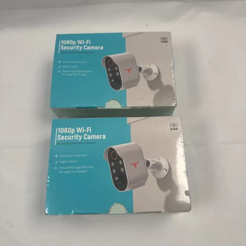 1080p WI-Fi Security Camera x2 