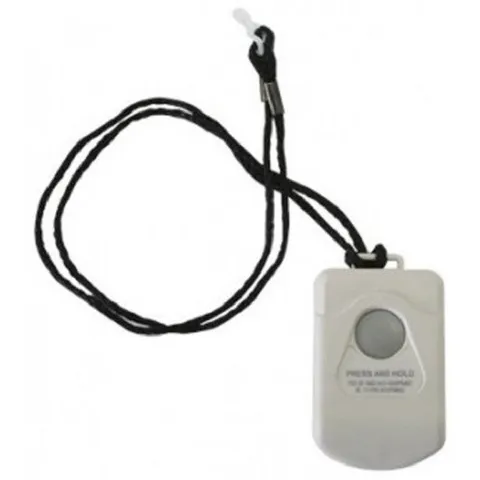 INTERLOGIX 60-578-10-95 QOLSYS WIRELESS PANIC BUTTON NECK PENDANT iQ4 QS1331 N