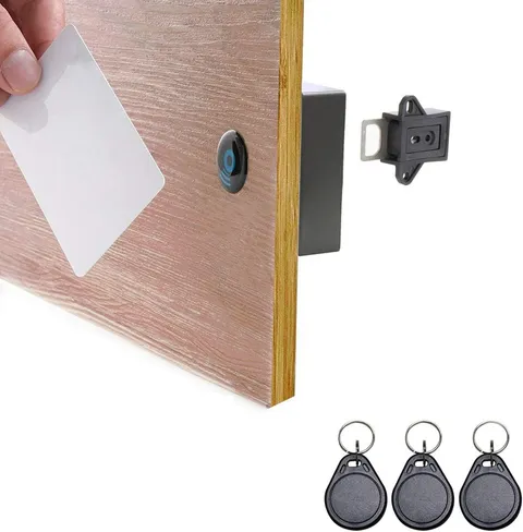 RFID Electronic Cabinet Lock Hidden DIY for Wooden Cabinet Locker Drawer Cupboar