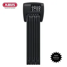 ABUS BORDO 6000C/90 Folding Link Combination Bicycle Lock 90cm Long