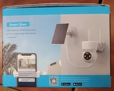 GNCC GW30 Solar Security Cameras Wireless Outdoor 2.4G WiFi, Solar/Bat - NEW