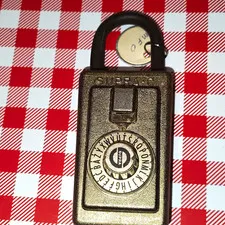 Supa-Loc Series 3 Combination Padlock Letter Dial Gold 15mm