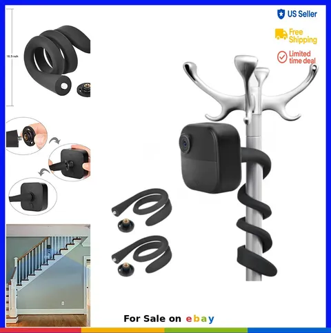 2 Pack Flexible Twist Mount for Blink XT XT2 Mini Outdoor 4 3rd Gen Silicone