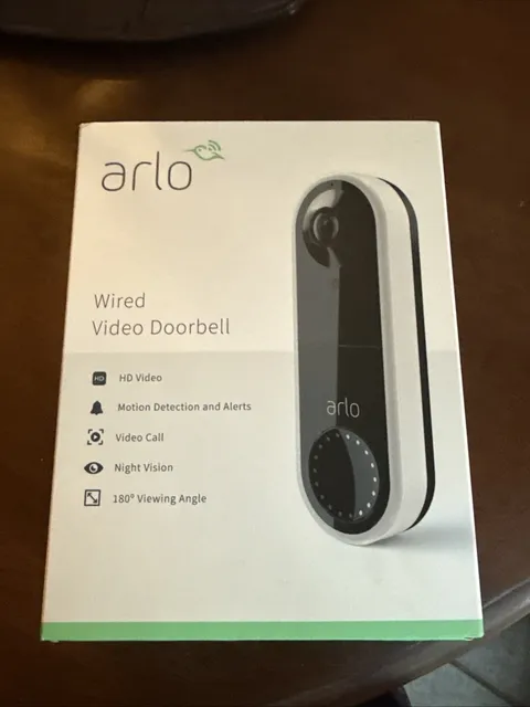 Arlo AVD1001 Smart Doorbell HD Video Wired  - Free Shipping
