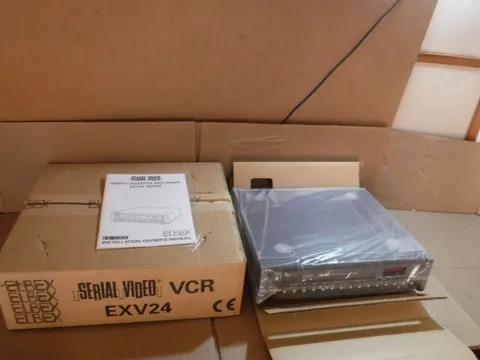 NEW ELBEX CAMERA SYSTEM SERIAL VIDEO VCR MODEL EXV24