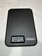 Stalwart Portable Gun/Cash Safe Top Opening Personal Steel Travel Combination