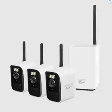 Swann MaxRanger4K Mini Wireless NVR Security System 3-Pack 2160p WiFi