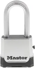 Master Lock Silver Outdoor Combination Lock, Heavy Duty Weather Resistant Padloc