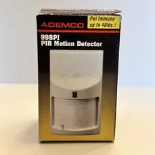 Ademco 998PI PIR Motion Detector Hardwired Pet Immune