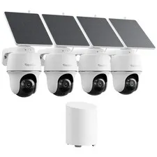 REOLINK 5MP Solar Security Cameras Wireless Outdoor, 360° Pan Tilt Auto-Track...