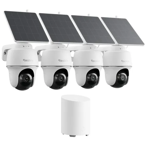 REOLINK 5MP Solar Security Cameras Wireless Outdoor, 360° Pan Tilt Auto-Track...