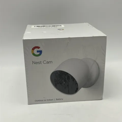 Google Nest Cam (Battery) -White- Indoor/Outdoor G3AL9/GA01317-US (NEW/SEALED)