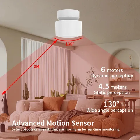 Smart Life Tuya WiFi ZigBee Human Presence Sensor MmWave Radar Light Sensor Home