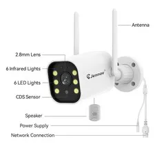 5MP IP Camera Outdoor For Jennov NVR J-Series Wireless WIFI Security System