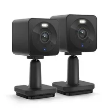 WYZE Cam OG Indoor/Outdoor 1080p Wi-Fi Smart Home Security (Pack of 2), Black