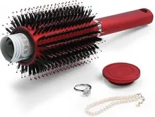 Hair Brush with Hidden Storage - Diversion Safe for Jewelry, Cash & Valuables -