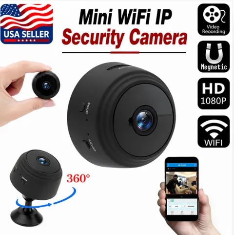Mini WiFi IP Security Camera 1080P HD Wireless Night Vision Home Surveillance