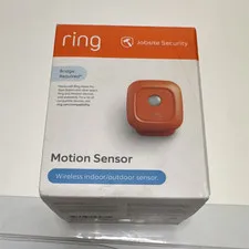 Ring Jobsite Motion Sensor Wireless Indoor/Outdoor Z-Wave Alexa, Orange