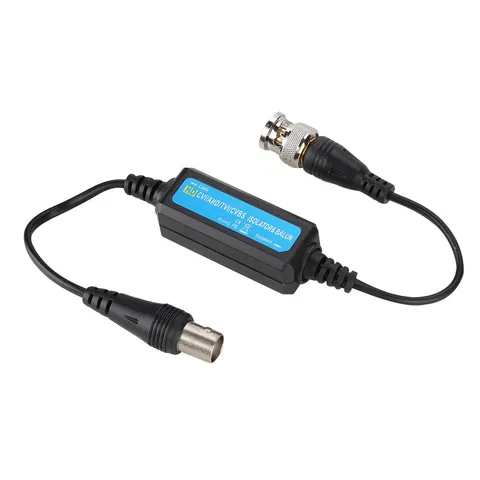 HD-TVI/CVI/AHd CVBS Ground Loop Isolator Video Balun Coaxial BNC Male To N