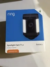 Ring Spotlight Cam Plus Outdoor Camera with Battery New Factory Sealed