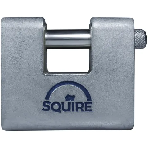 Squire ASWL2.KA K1 ASWL2KA Armored Steel Warehouse Lock 80mm Keyed Alike