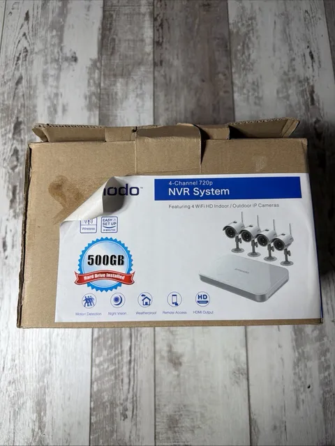 Zmodo 8 Channel 1080p Wireless NVR System 4 Cameras Night Vision 500GB-S