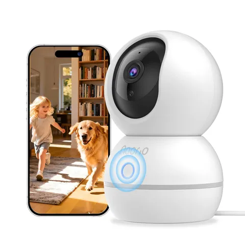 2K Indoor Camera Wireless, Baby Monitor Pet Camera, 2-Way Audio