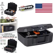 Durable Fire Resistant Safe for Documents and Valuables Lightweight Design