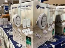 Home Security Kit 5 Alert Sensors & Indoor Siren Motion Window Door (Swann) NEW
