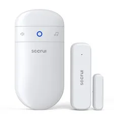 Automatic Door Chime Alarm for Home Business White 1 Receiver 1 Sensor Door