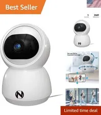 Compact Weather-Resistant Security Camera - 3.78" x 3.74" x 5.91" - Easy Install