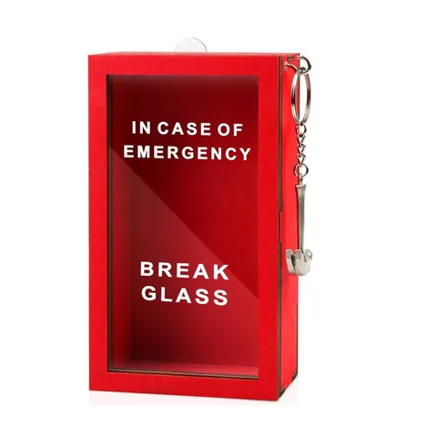 Funny Gift Emergency Box - Create Self Defined Idea Jar W/Hammer, Break in7396