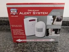 Battery Operated Wireless Driveway Alarm Alert Security System Bunker Hill 93068