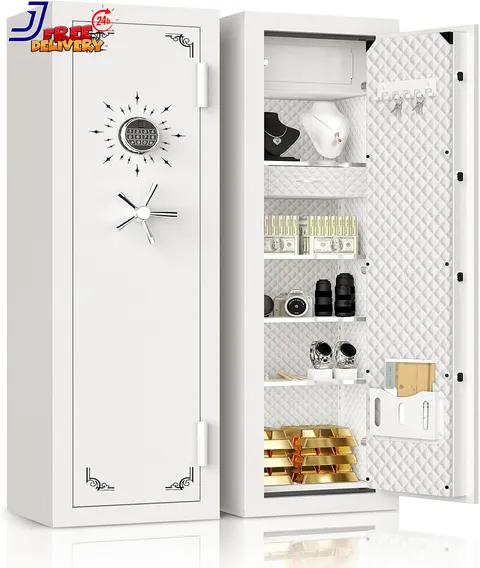 55'' Tall Large Fireproof Safe for Home 9 Cu Ft Home Safes Water Fireproof Heavy