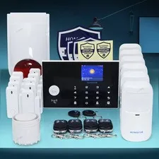 HOMSECUR Wireless&Wired 4G/3G/GSM WIFI Home House Alarm System+Red Flash Siren