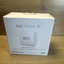 Eve Motion (matter) - Smart Motion Sensor With Light Sensor, Ipx3 Water Apple