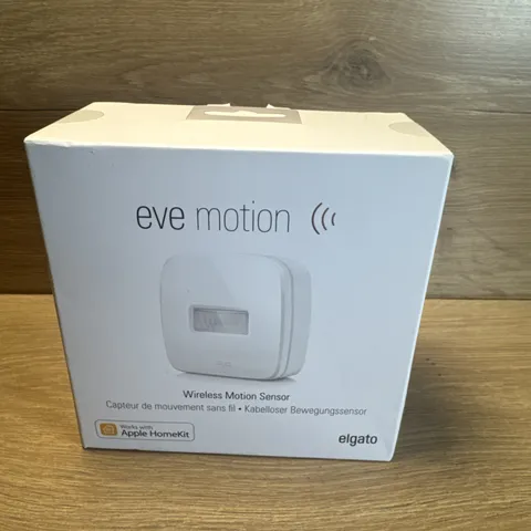 Eve Motion (matter) - Smart Motion Sensor With Light Sensor, Ipx3 Water Apple