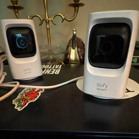 Eufy eufy Security Indoor Wired Wi-Fi IP Camera 2K White 2-Pack Alexa/Google