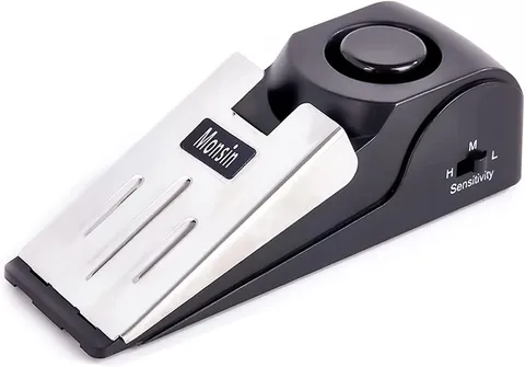 Door Stop Alarm 120dB Security Wedge Stopper for Home Travel Apartment Safety