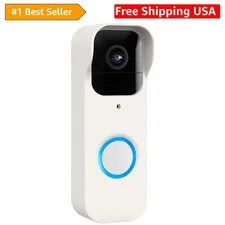 Camera Cover Compatible with Blink Video Doorbell Case White Silicone Weather...