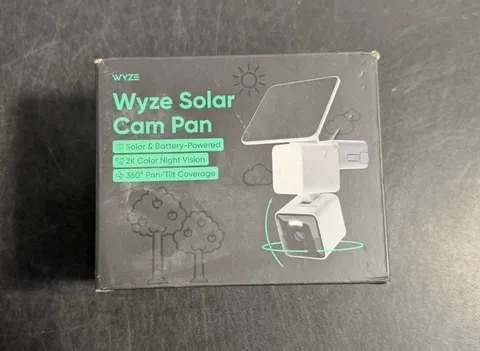 Wyze Solar Cam Pan 2K Color Night Vision 360 Pan/Tilt Wi-Fi Solar/Battery