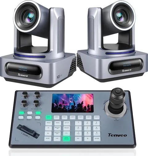 NDI PTZ Camera and Controller Bundle/Kits, 20X AI Auto Tracking NDI 3G-Sdi/Hdmi/