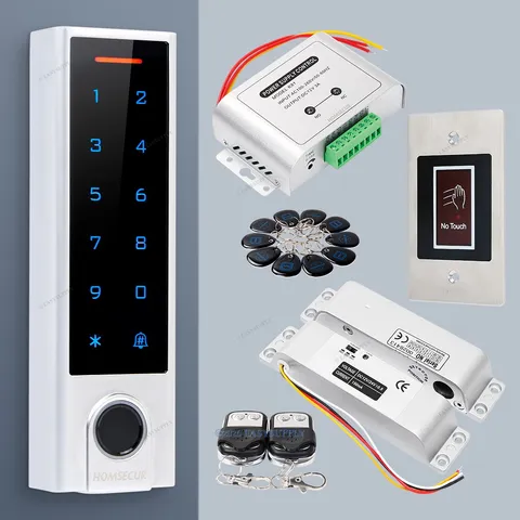 HOMSECUR APP WIFI Password Access Control Set Surface Mount Drop Bolt Lock