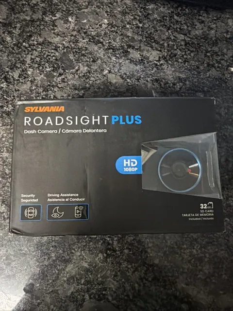 Sylvania Roadsight Plus Dash Camera - 120 Degree View, HD 1080p **NEW**