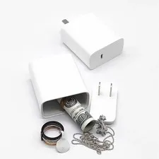 Fake Charger Safe Hidden Storage Compartment Secret Diversion Container