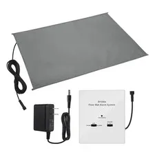 Floor Mat Home Alarm System, Briidea Pressure Mat Alarm with Alert & Chime, A...