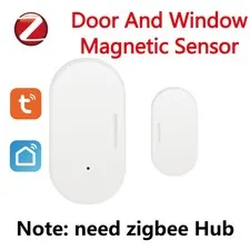New Tuya Zigbee Door Sensor Window Detectors Sensor Remote Monitor From APP Lot