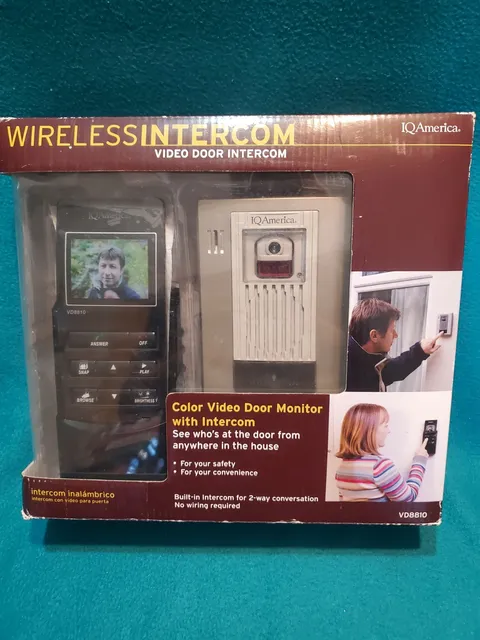 Wireless Color Video Door Monitor Intercom VD 8810 .There is no battery Tested. 