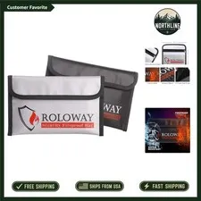 Non-Itchy 5x8 Fireproof Bags - Ideal for Travel & Emergency Protection